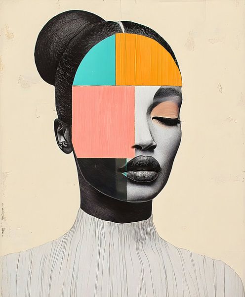 African Colours Portrait by But First Framing