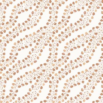 Pad van schelpen zand van Kimfaesdesign