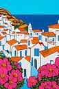 Kleine kustplaats van Poster Art Shop thumbnail