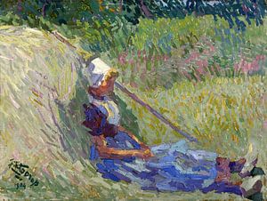 Ruhende Bäuerin, Jan Toorop, 1904