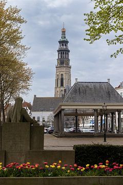 Abdijtoren Lange Jan, Middelburg, Nederland van Imladris Images