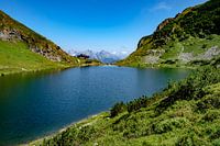 Berghütte am Bergsee