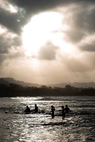 Sunshine in the cloud forests above the sea by Bianca ter Riet