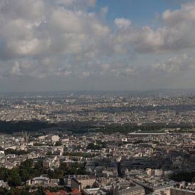 Kleur panorama Parijs van Mark Koster
