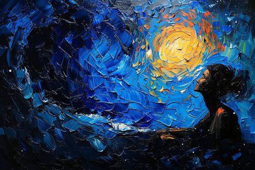 schilderachtig beeld vrouw