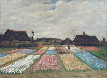 Vincent van Gogh. Parterres de fleurs en Hollande