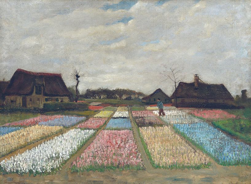 Vincent van Gogh. Bloembedden in Holland van 1000 Schilderijen
