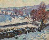 Armand Guillaumin~Sneeuwwitje Landschap in Crozant van finemasterpiece thumbnail