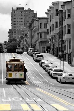 San Francisco Straßenszene von Melanie Viola