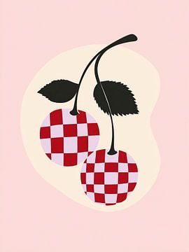 Plaid cherries by Treechild