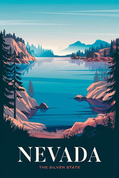 Nevada par Poster Art Shop