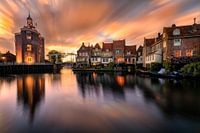 Spring sunset in Enkhuizen