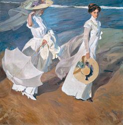 Marche sur la côte, Joaquín Sorolla y Bastida