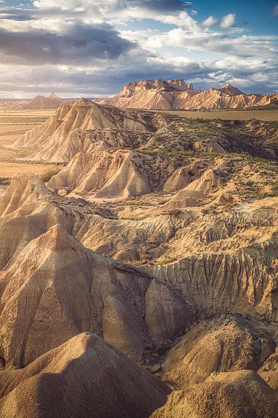 Spanje Navarra Bardenas Reales van Jean Claude Castor