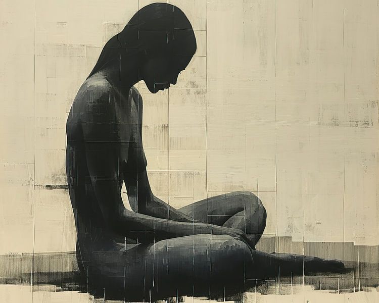 Nachdenklicher Schatten Echo von Kunst Laune