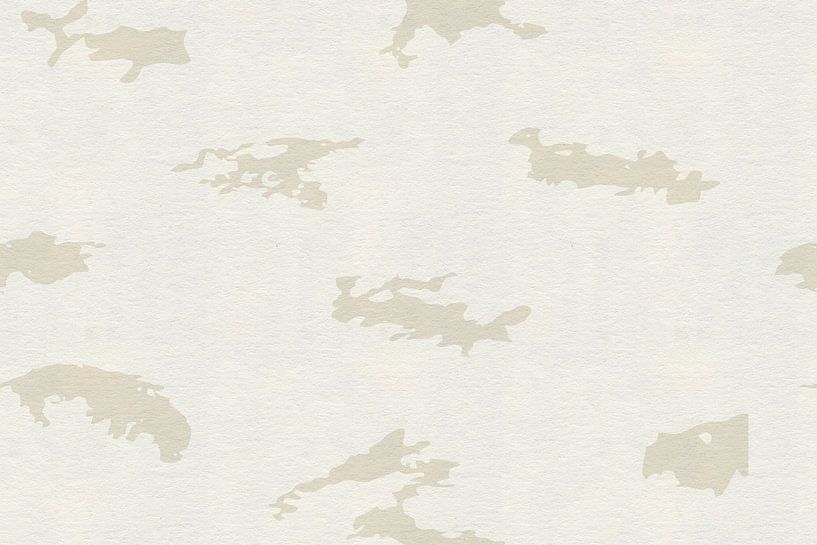 Gravel-inspired art in beige tones by Dina Dankers