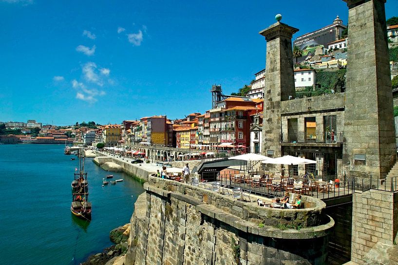 On the banks of the Douro in Porto - Old Town by insideportugal