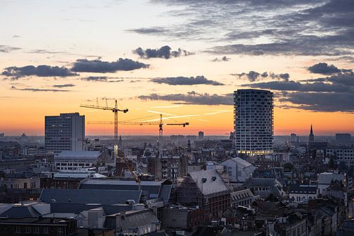La silhouette d'Anvers juste avant le lever du soleil II | Photographie urbaine
