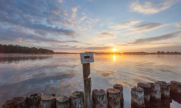 Sunrise Nature area Botshol Vinkeveen by Peter Haastrecht, van