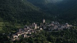 Beautiful French mountain village during golden hour by Guido Boogert