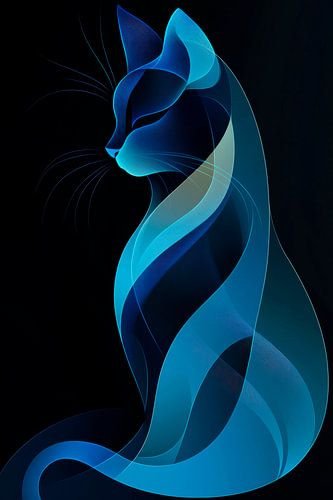 De eenvoudige elegantie van een kat
