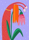 Woman and flower hanging in the rain by Sam Soesbergen thumbnail