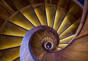 Spindeltreppe aus Holz