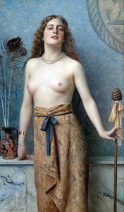 Junger Bacchant mit einem Thrysus, Max Nonnenbruch, 1899
