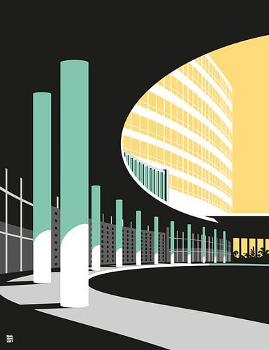 Fontainebleau Miami Beach (entrance), Miami by Remko Heemskerk