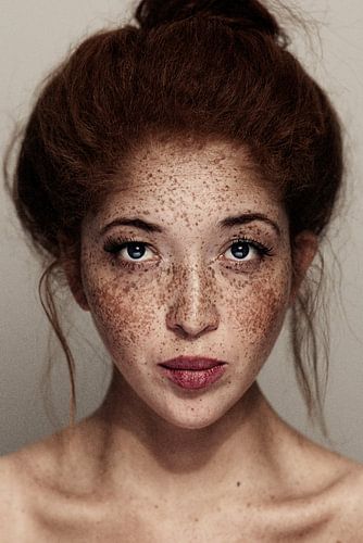 Freckled Girl portrait