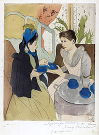 Tea Room Conversation by Adalberto Sorrentino