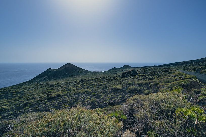 Landschap op La Palma nabij El Faro van Rob van der Pijll