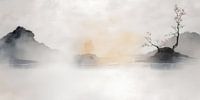 ZEN Art Gemälde: Gelassener Morgennebel von Studio Pieternel Miniaturansicht