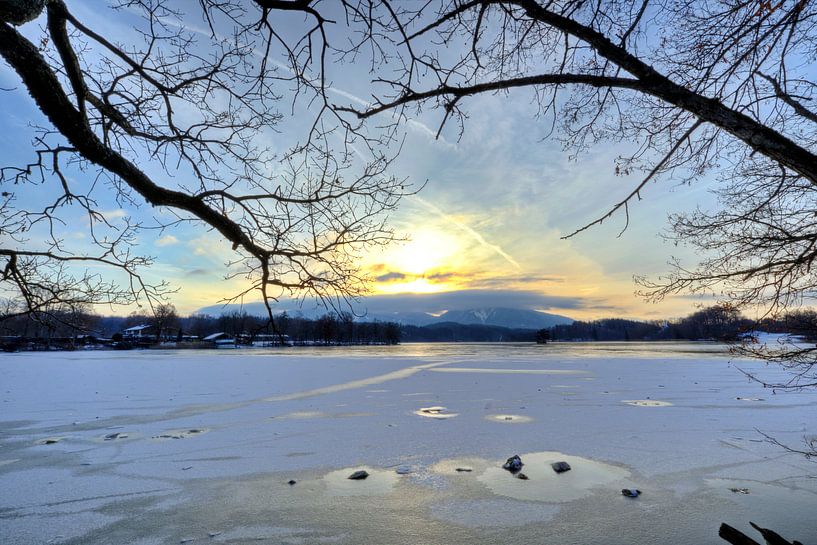 Sun over the mountain - Staffelsee by Roith Fotografie