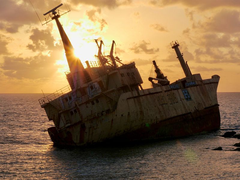 Shipwreck Cyprus by Judith van Wijk