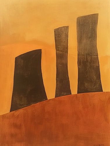 Paysage Scandinave coloré