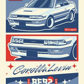 Toyota Corolla Levin AE92 by Kaminarirace