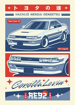 Toyota Corolla Levin AE92 by Kaminarirace