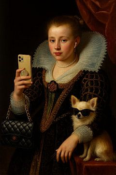 Baroque, Bag and Bougie van Moonheart Artworks
