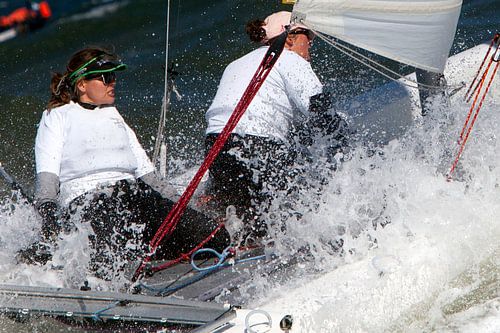 Ronde om Texel - actie in de branding van Ruud Laurens