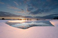 Winter landscape IJssel