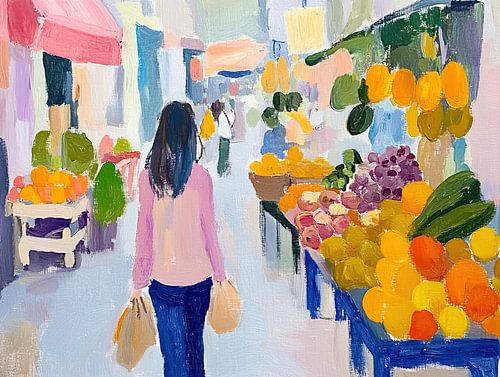 Marktdag | Drukte op de Fruitmarkt