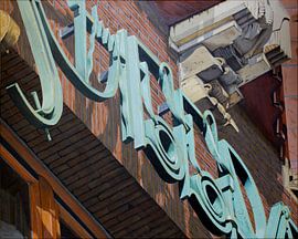 Give me Amsterdam! #18, Shipping house by Rob de Vries, Realistische kunst