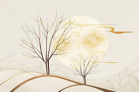 Bauhaus Japandi Abstrakt von Kunst Laune