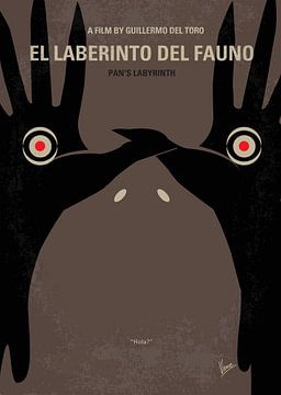 No061 My Pans Labyrinth minimal movie poster by Chungkong Art