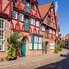 Historic half-timbered houses, old town, Lüneburg by Torsten Krüger