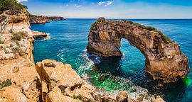 Beautiful view of natural arch Es Pontas by Alex Winter