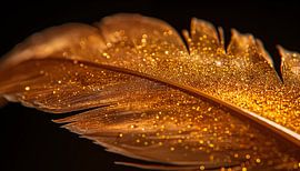 Golden feather panorama by TheXclusive Art