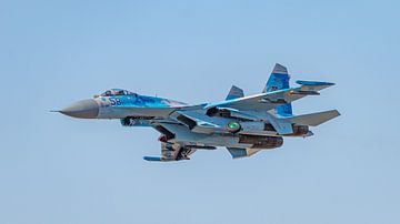 Sukhoi SU-27 van de Oekraïense luchtmacht. van Jaap van den Berg