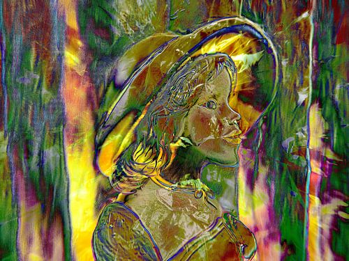 Licht hinter dem Vorhang